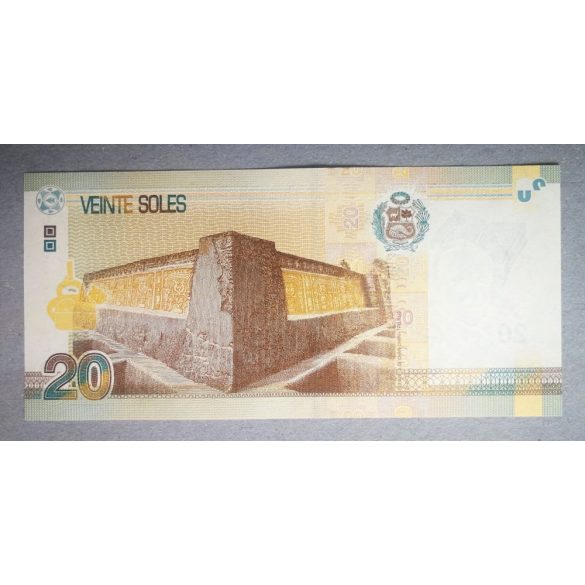 Peru 20 Soles 2018 Unc
