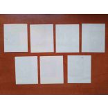 1967 Festmények II ** vágott, ívsarki sor