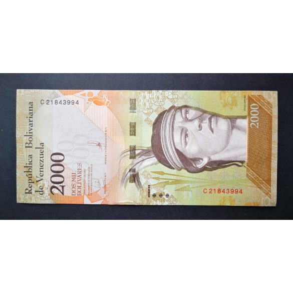 Venezuela 2000 Bolivares 2016 Unc 