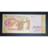 Venezuela 2000 Bolivares 2016 Unc 
