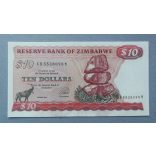 Zimbabwe 10 Dollars 1994 UNC