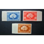 Magyarország 1949 UPU C ** postatiszta, 1 Ft. szegélyen betapadás D 