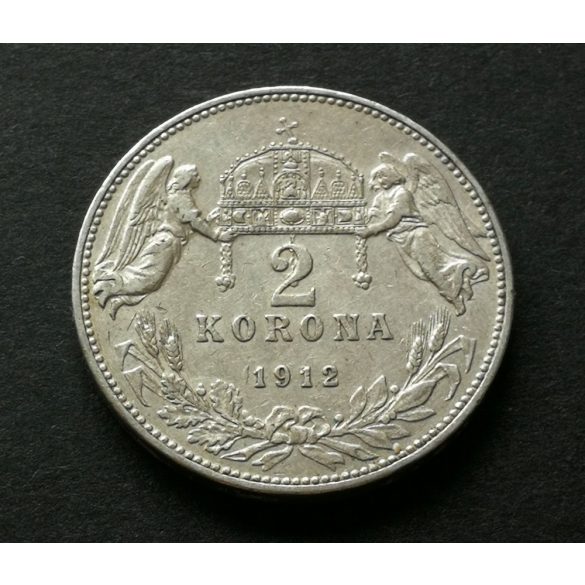 Hungary Ferenc József 2 Crown KB 1912 10 g silver