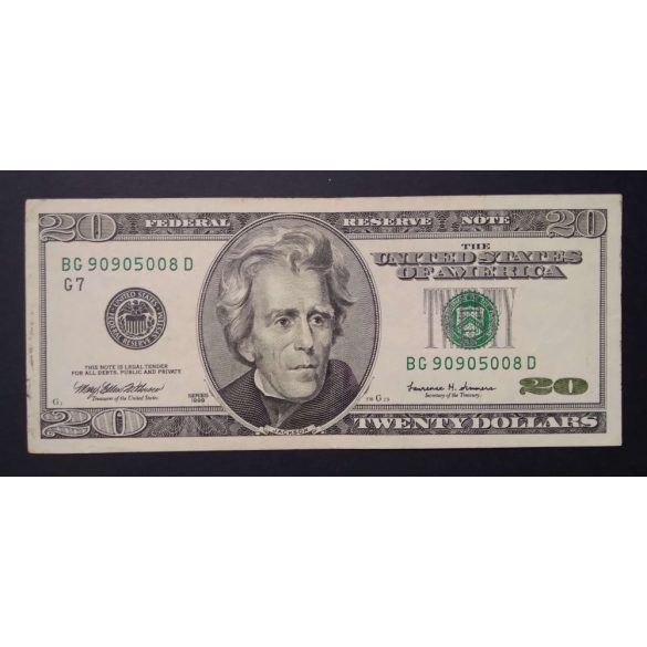 USA 20 Dollars 1999 VF+