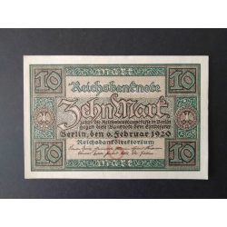 Németország 10 Mark 1920 UNC-