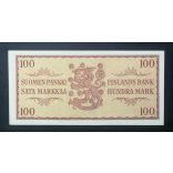 Finland 100 Markkaa 1957 XF