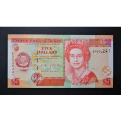 Belize 5 Dollars 2020 UNC 