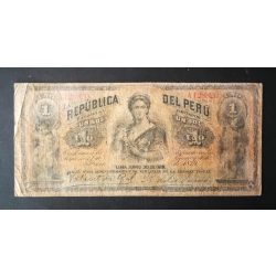 Peru 1 Sol 1879 VG