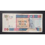 Cuba 20 Pesos 2008 F 