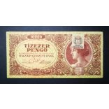 Hungary 10000 Pengő 1945 F+