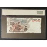Italy 100000 Lire 1983 XF - Banknote certified CMG 48
