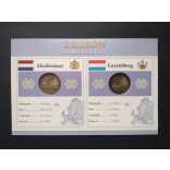 EU 2 Euro 2 db-os emlékérme szett Unc