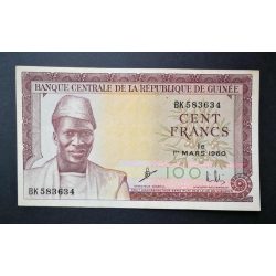 Guinea 100 Francs 1960 VF+