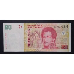 Argentína 20 Pesos 2018 Unc