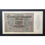 Germany 500000 Mark 1923 XF+