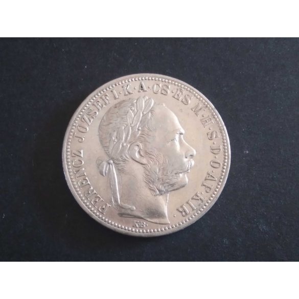 Hungary Ferenc József 1 Forint 1889 KB silver