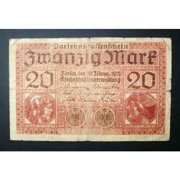 Germany 20 Mark 1918 VG
