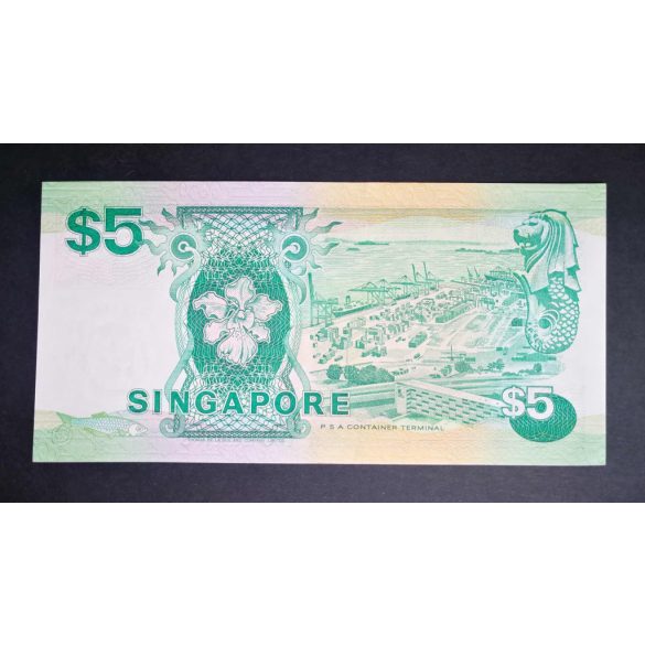 Singapore 5 Dollars 1989 XF
