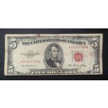 USA 5 Dollars 1953 F-