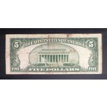 USA 5 Dollars 1953 F-