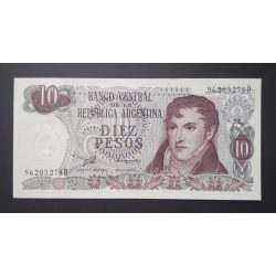 Argentína 10 Pesos 1976 Unc 