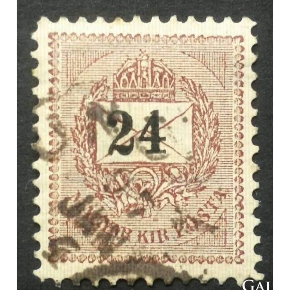 Hungary 1889 Letter, black cipher 24 kr. perf. 11 1/2 used