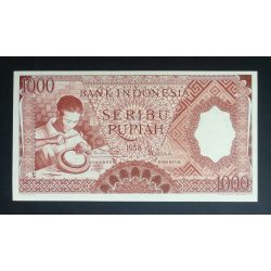 Indonézia 1000 Rupiah 1958 XF+