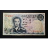 Luxemburg 20 Francs 1966 F