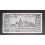 Hungary 100 million Milpengő 1946 VF+
