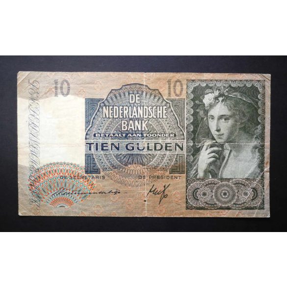 Hollandia 10 Gulden 1940 F