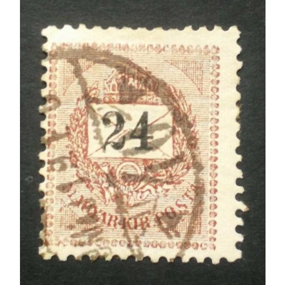 Hungary 1898 Letter, black cipher 24 kr. perf. 12 : 11 3/4 used