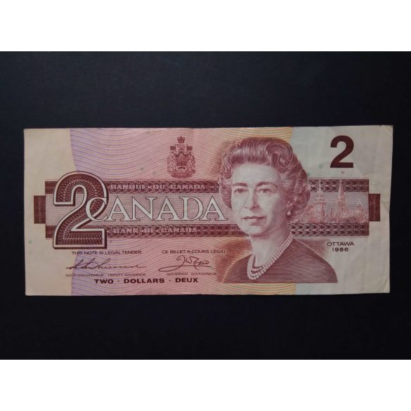 Kanada 2 Dollars 1986 F+