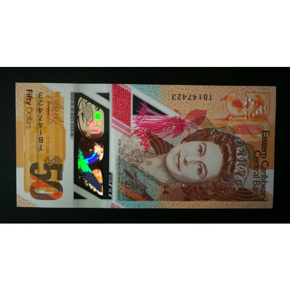 Kelet-karibi Államok 50 Dollars 2019 UNC 