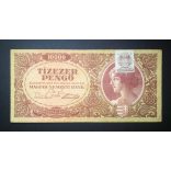 Hungary 10000 Pengő 1945 F+