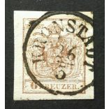 Magyarország 1850 Könyvnyomat 6 Kr. KRONSTADT Brassó H
