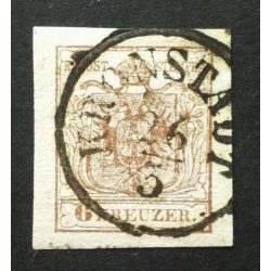 Magyarország 1850 Könyvnyomat 6 Kr. KRONSTADT Brassó H