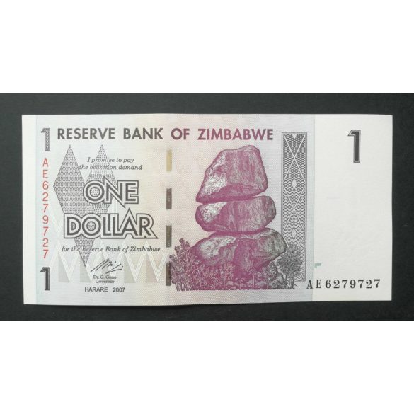 Zimbabwe 1 Dollar 2007 UNC