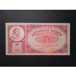 Czechoslovakia 50 Korun 1929 Specimen UNC- 