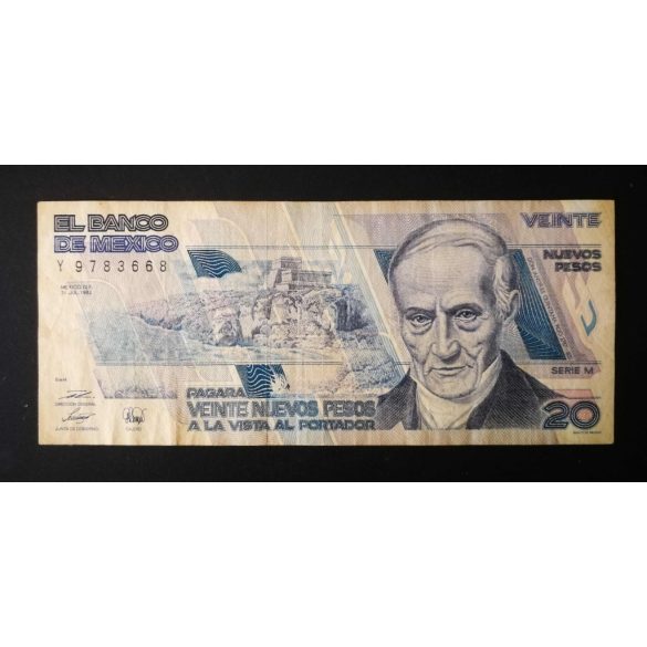 Mexikó 20 pesos 1992 F
