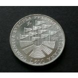 Italy 500 Lire 1985 11 g silver