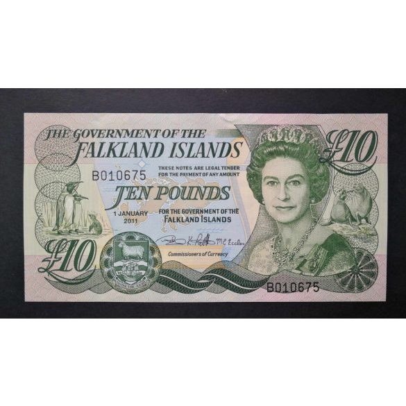 Falkland Islands 10 Pounds 2011 Unc-