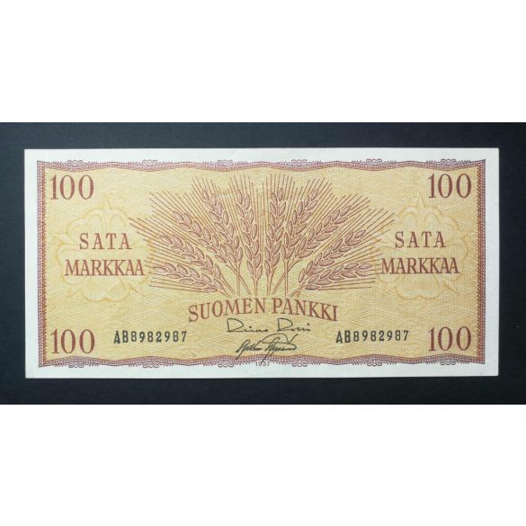 Finland 100 Markkaa 1957 F