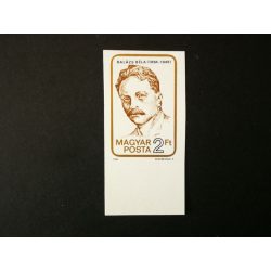 Hungary 1984 Béla Balázs, cut ** edge E2