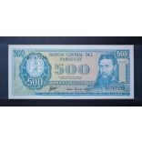 Paraguay 500 Guaranies 1963 XF+