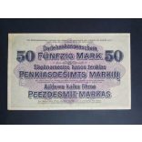 Germany 50 Mark Poland, Lithuania, Latvia occupation 1918 XF