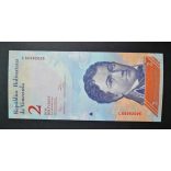Venezuela 2 Bolivares 2012 Unc