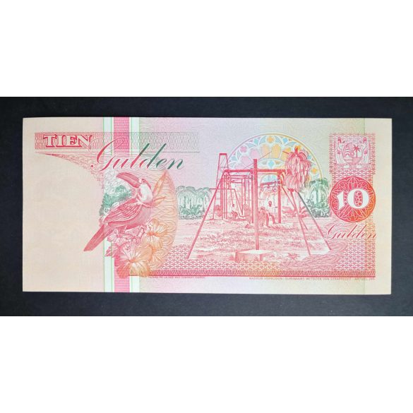 Suriname 10 Gulden 1996 Unc