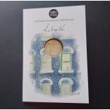 France 10 Euro 2014 Liberté commemorative coin in decorative packaging