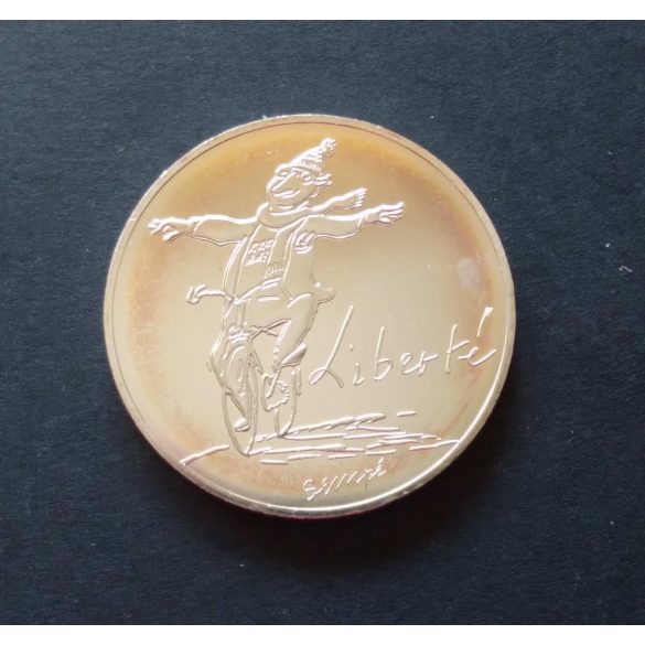 France 10 Euro 2014 Liberté commemorative coin in decorative packaging