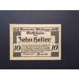 Austria 10 Heller 1920 Unc Windegg